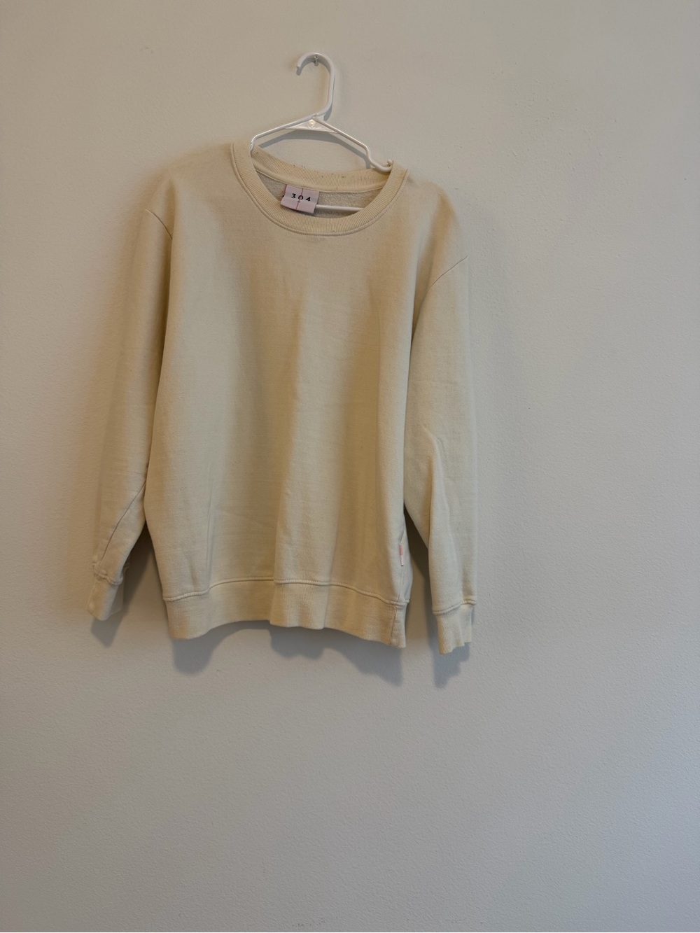 Men’s Crewneck Sweatshirt in Cream
